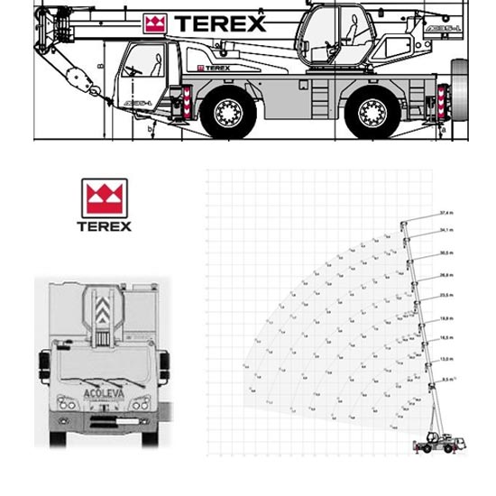 Plan de la Grue de levage 35 T