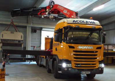 Camions bras de grue